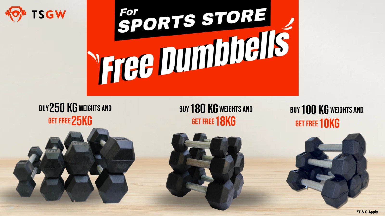 Special Offer For Sports Store Owner