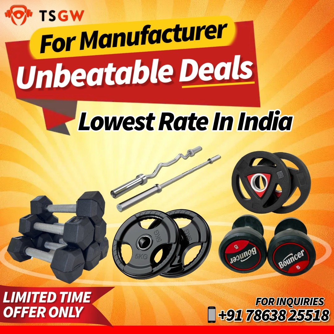 Special Offer For Manufacturer And Dealers Of Gym Equipment in Gujarat