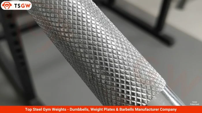 Olympic barbell grip