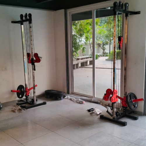 Wall Mount cable cross setup